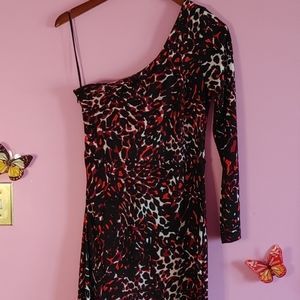 Sexy one sleeved dress